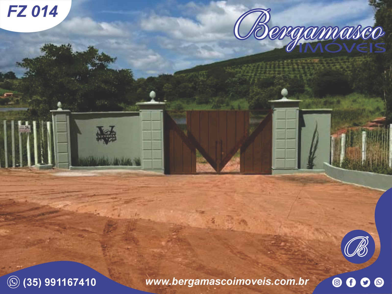 Fazenda no município de Elói Mendes/MG